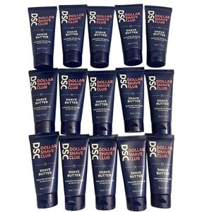 Dollar Shave Club Shave Butter Set Of 15 One Ounce Travel Size Sealed Tubes New